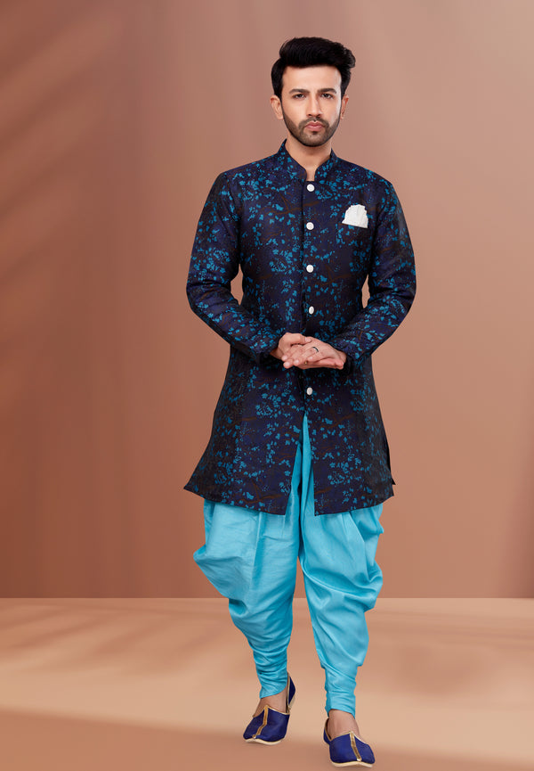 Angasudha Ocean Bloom Sherwani Set