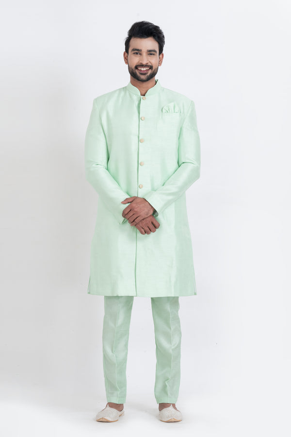Angasudha Mint Serenity Indo Western Set