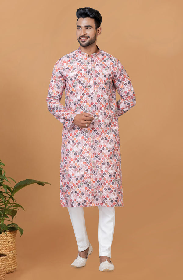 Angasudha Autumn Bloom Digital Print Kurta Set