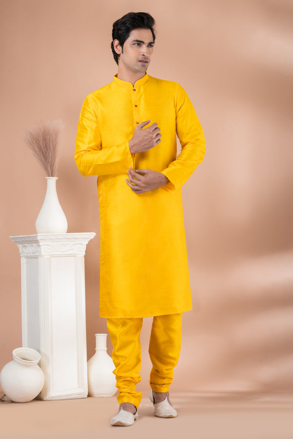 Angasudha Sunshine Radiance Solid Kurta Set